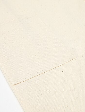 Tablier imprimé Noël en coton 55x49 cm