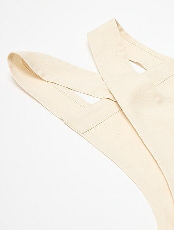 Tablier imprimé Noël en coton 94x69 cm