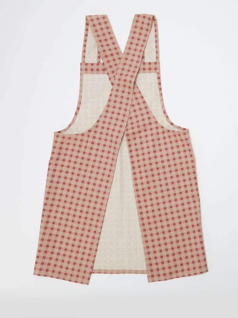 Tablier japonais de cuisine - Kiabi Home Rose - Kiabi