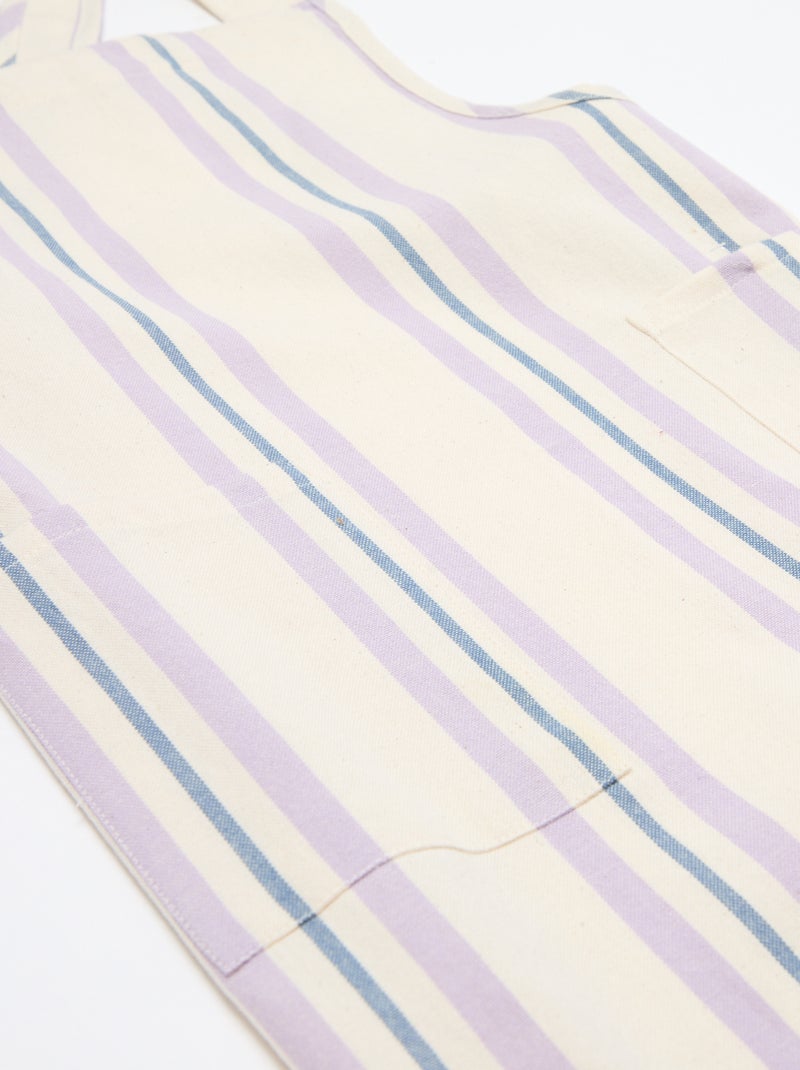 Tablier japonais de cuisine enfant - Kiabi Home Beige/violet - Kiabi