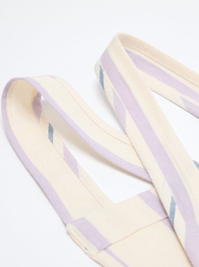 Tablier japonais de cuisine enfant - Kiabi Home Beige/violet - Kiabi