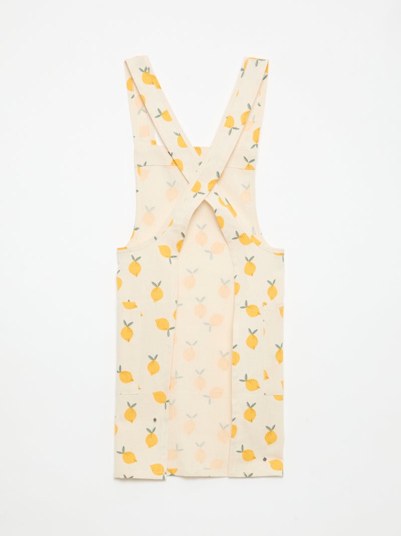 Tablier japonais de cuisine enfant - Kiabi Home Blanc/jaune - Kiabi