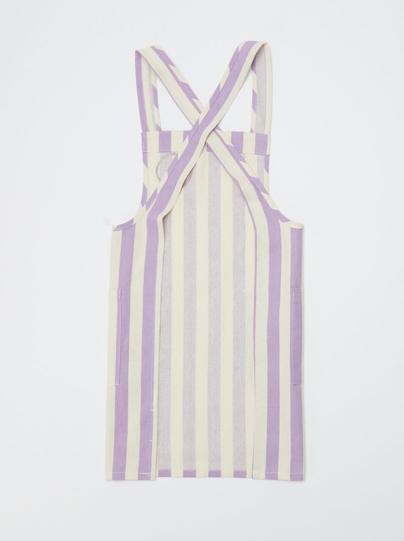 Tablier japonais de cuisine enfant - Kiabi Home Blanc/mauve - Kiabi
