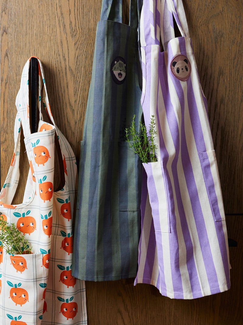 Tablier japonais de cuisine enfant - Kiabi Home Kaki - Kiabi