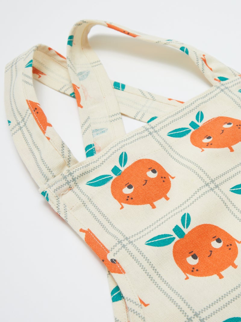 Tablier japonais de cuisine enfant - Kiabi Home Orange - Kiabi