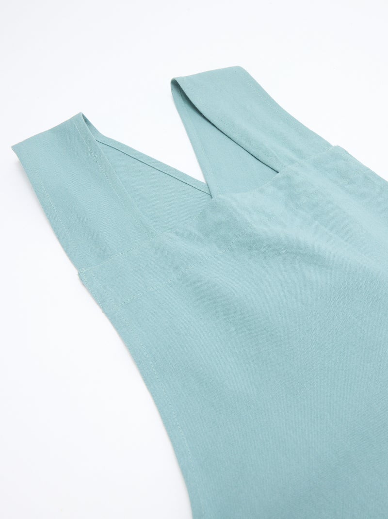 Tablier japonais de cuisine taille adulte - Kiabi Home Vert - Kiabi