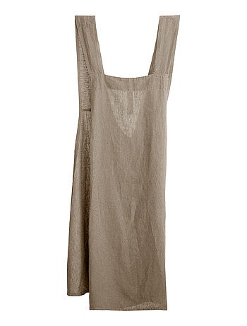 Tablier japonais lin lavé MELODIE