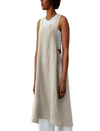 Tablier japonais lin lavé MELODIE