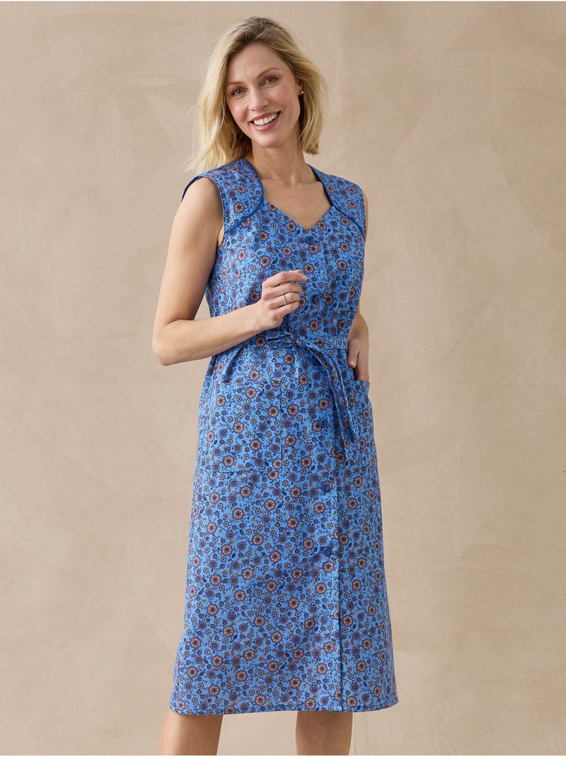 Tablier sans manches femme - DAXON Bleu Multicolore - Kiabi