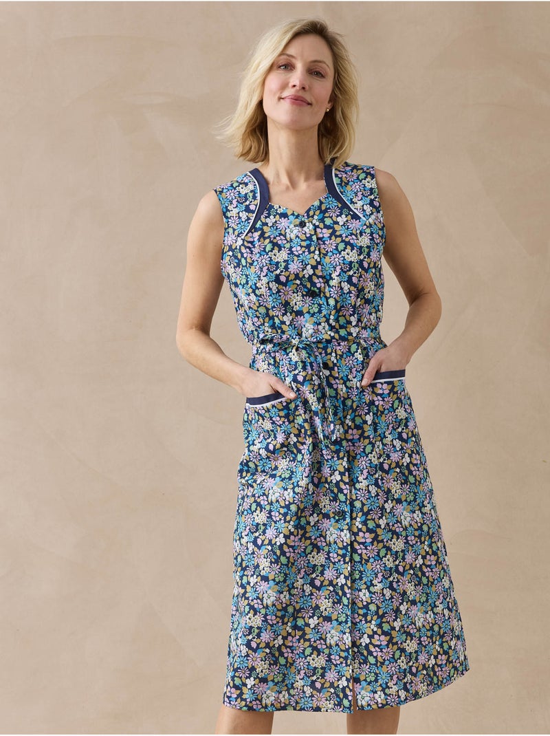 Tablier sans manches femme - DAXON Bleu Multicolore - Kiabi