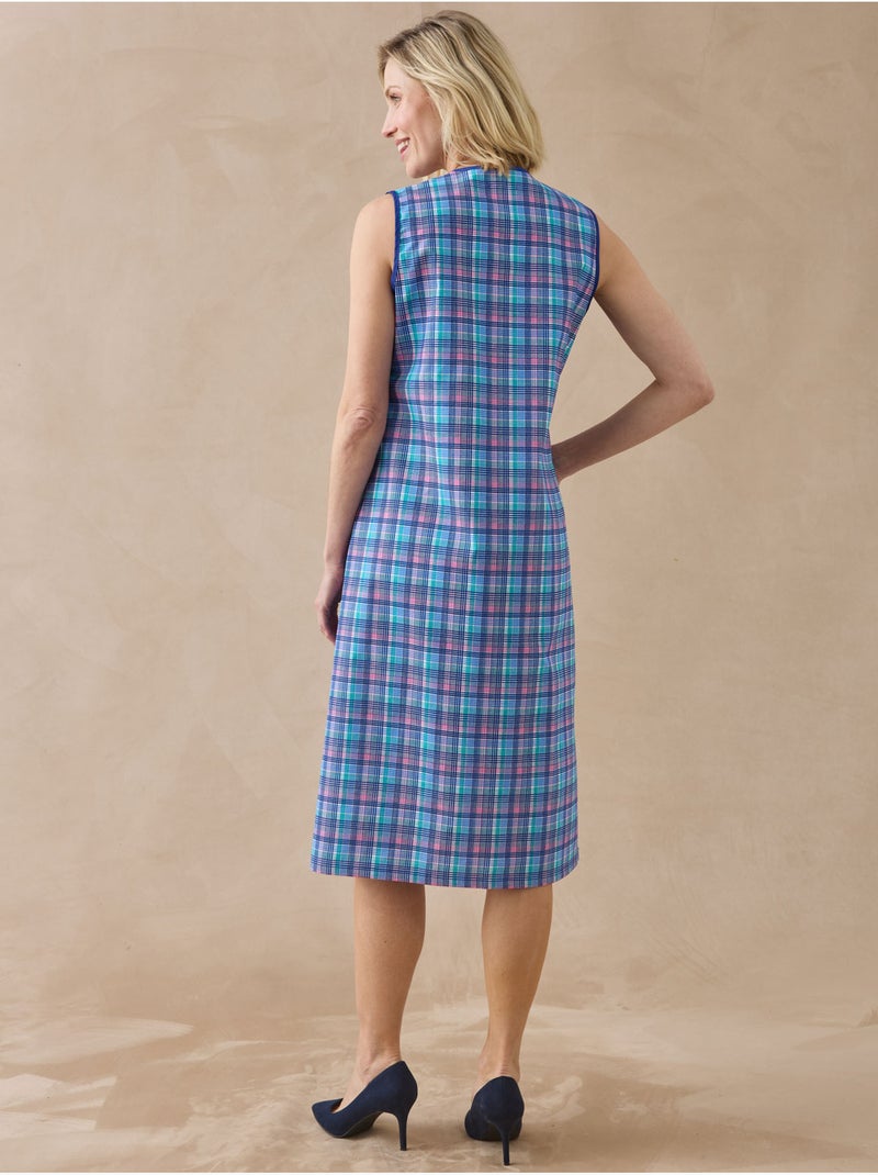 Tablier sans manches zippé femme - DAXON Bleu - Kiabi