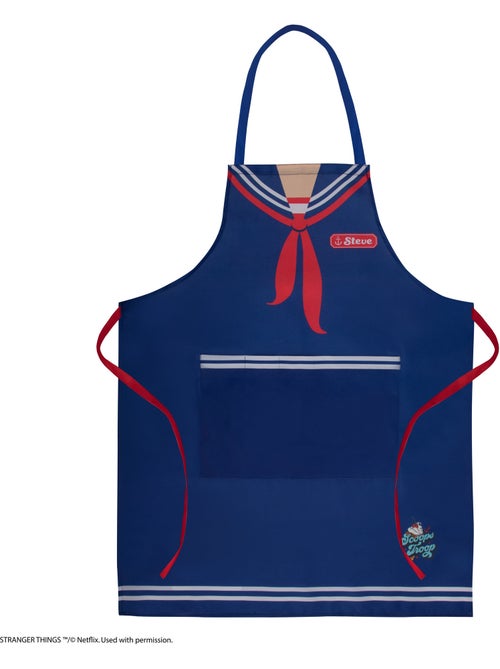 Tablier Scoops Ahoy Steve - Stranger Things - Kiabi