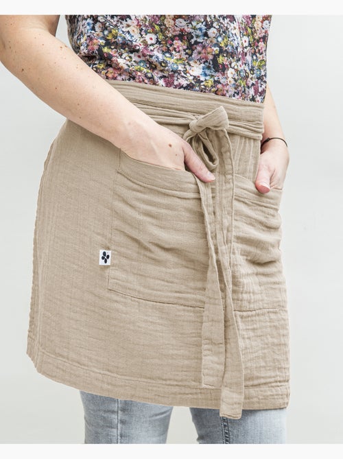 Tablier Serveur – Gaze de Coton Unie GAÏA - Kiabi