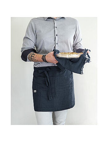Tablier Serveur – Gaze de Coton Unie GAÏA