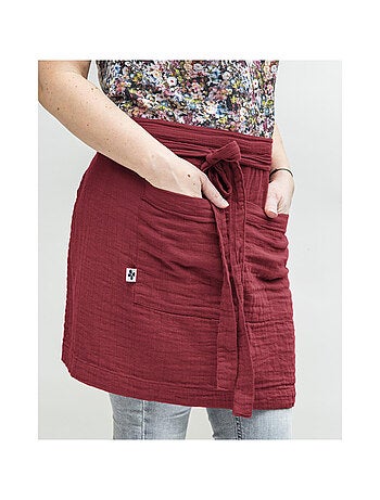 Tablier Serveur – Gaze de Coton Unie GAÏA