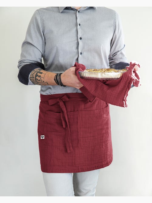 Tablier Serveur – Gaze de Coton Unie GAÏA - Kiabi