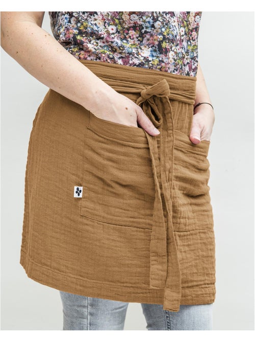 Tablier serveur – gaze de coton unie gaïa - Kiabi Tablier serveur – gaze de coton unie gaïa - Kiabi