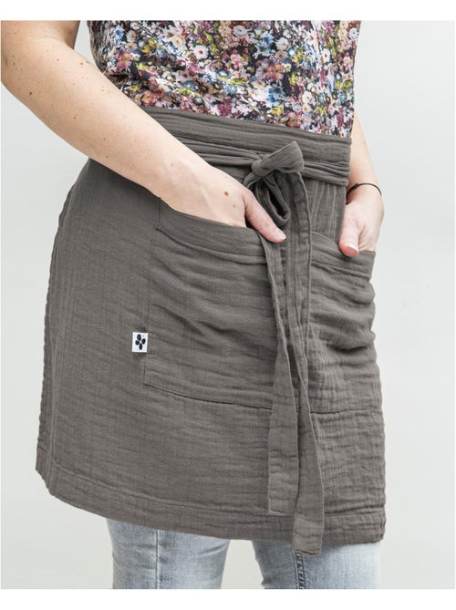 Tablier serveur – gaze de coton unie gaïa - Kiabi Tablier serveur – gaze de coton unie gaïa - Kiabi