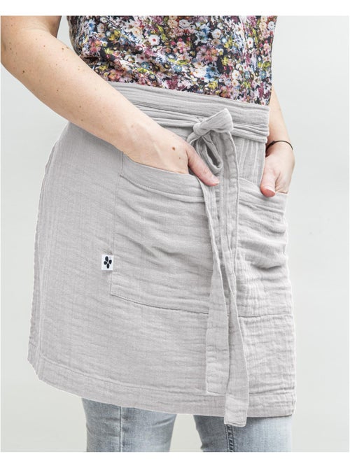 Tablier serveur – gaze de coton unie gaïa - Kiabi