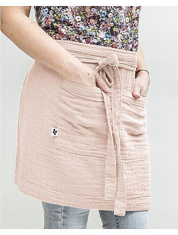 Tablier serveur – gaze de coton unie gaïa