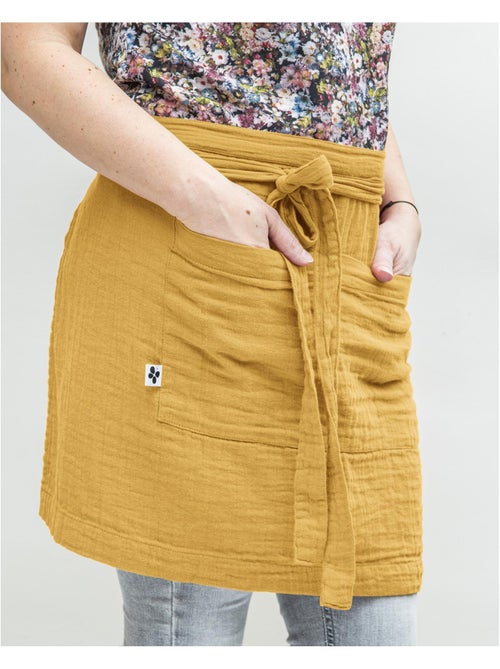 Tablier serveur – gaze de coton unie gaïa - Kiabi