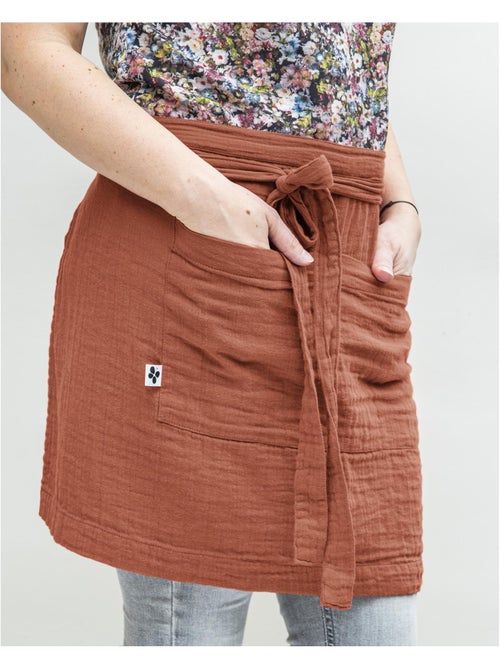 Tablier Serveur – Gaze de Coton Unie GAÏA - Kiabi