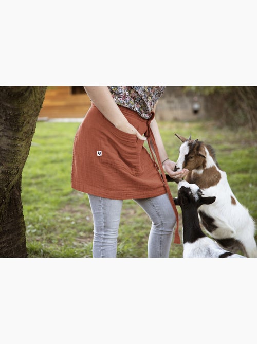 Tablier Serveur – Gaze de Coton Unie GAÏA - Kiabi