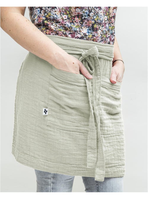 Tablier serveur – gaze de coton unie gaïa - Kiabi Tablier serveur – gaze de coton unie gaïa - Kiabi