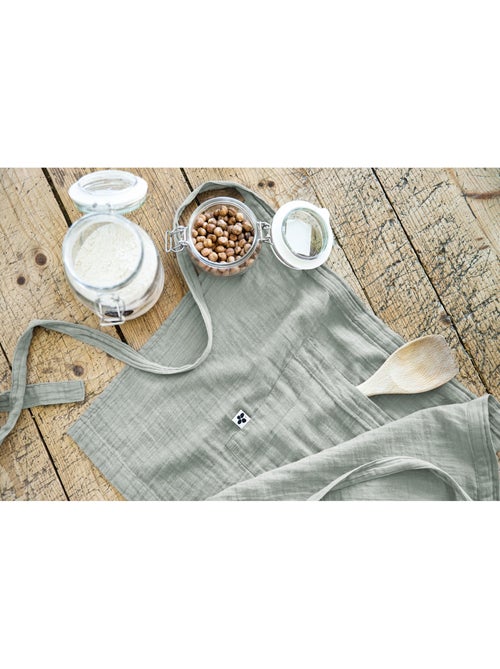 Tablier Serveur – Gaze de Coton Unie GAÏA - Kiabi