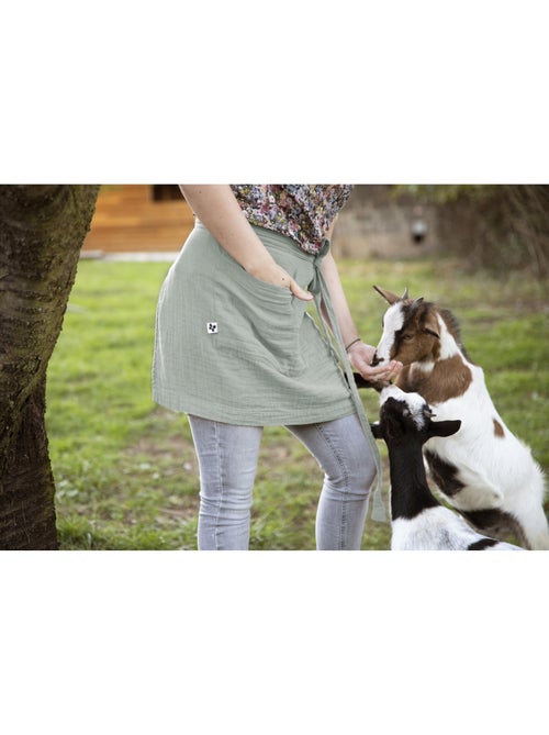 Tablier Serveur – Gaze de Coton Unie GAÏA - Kiabi