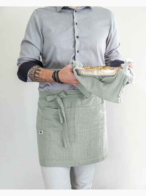 Tablier Serveur – Gaze de Coton Unie GAÏA - Kiabi