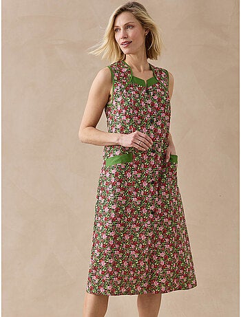 Tablier tout boutonné sans manches femme - DAXON