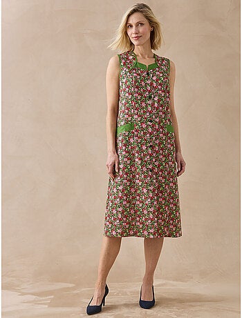 Tablier tout boutonné sans manches femme - DAXON