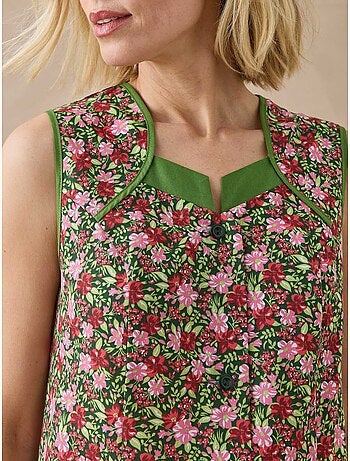 Tablier tout boutonné sans manches femme - DAXON