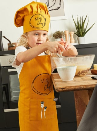 TABLIER+TOQUE ENFANT CHEF CURRY