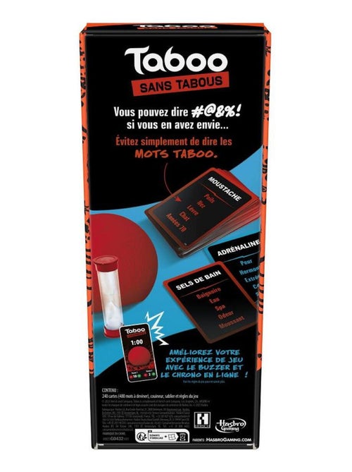 Taboo Sans Censure - Jeu Ambiance pour Adultes - Kiabi