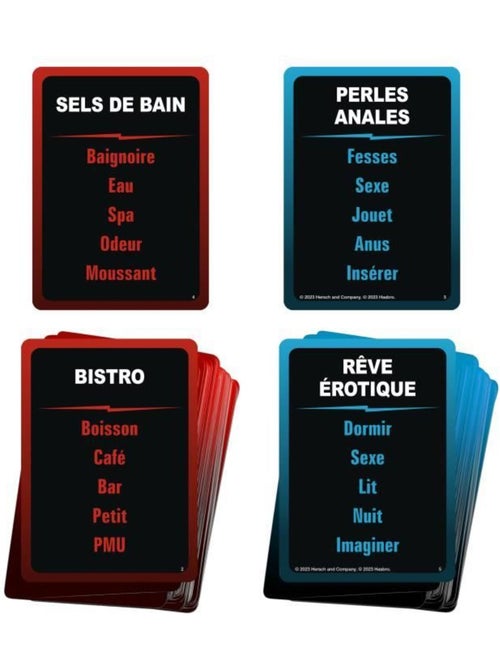 Taboo sans tabous, jeu de société adulte, le jeu des mots interdits, à partir de 18 ans - Kiabi