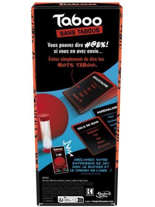 Taboo sans tabous, jeu de société adulte, le jeu des mots interdits, à partir de 18 ans - Kiabi