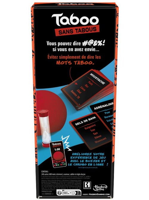 Taboo sans tabous, jeu de société adulte, le jeu des mots interdits, à partir de 18 ans - Kiabi