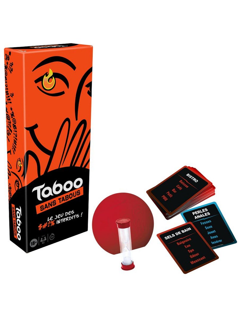 Taboo sans tabous, jeu de société adulte, le jeu des mots interdits, à partir de 18 ans Orange - Kiabi