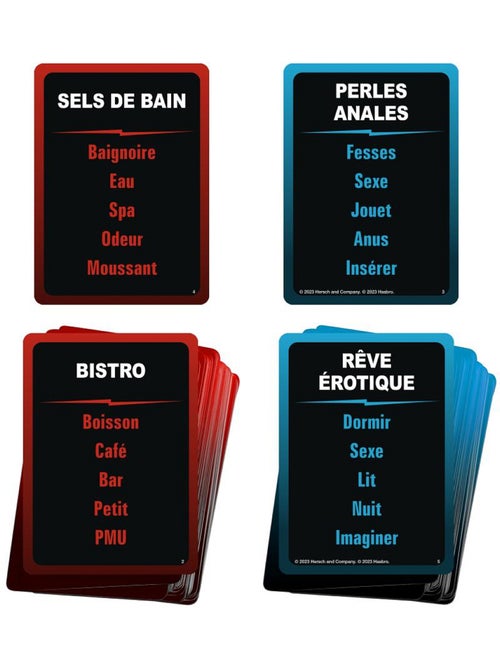 Taboo sans tabous, jeu de société adulte, le jeu des mots interdits, à partir de 18 ans - Kiabi