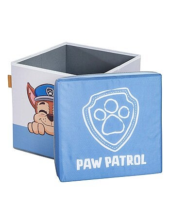 Tabouret cube de rangement en tissu pour chambre d'enfants - 'Roba Paw Patrol'