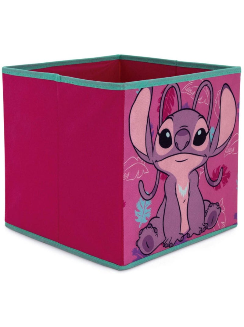 Tabouret de rangement cube -  Angel (Lilo &Stitch) Rose - Kiabi