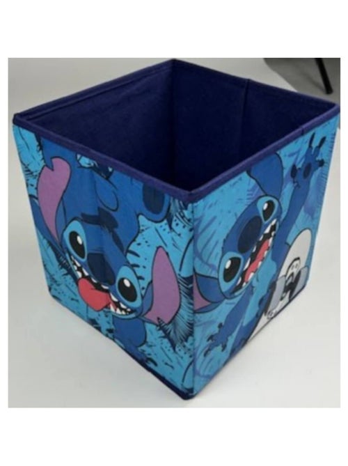 Tabouret de rangement cube - Stitch - 30x30x30cm - Kiabi