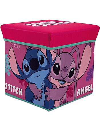 Tabouret de rangement cube - Stitch & Angel