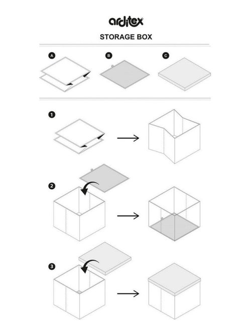 Tabouret de rangement cube - Stitch - Kiabi