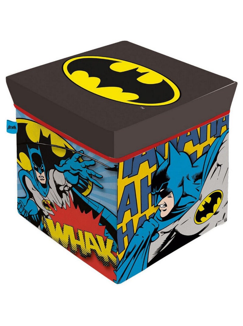 Tabouret de rangement cube- Batman Multicolore - Kiabi