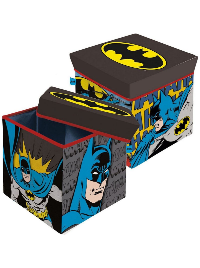 Tabouret de rangement cube- Batman Multicolore - Kiabi
