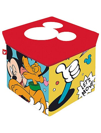Tabouret de rangement cube- Disney Mickey