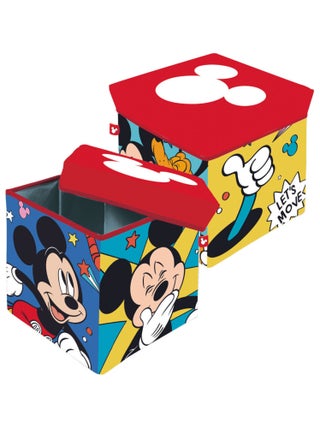 Tabouret de rangement cube- Disney Mickey